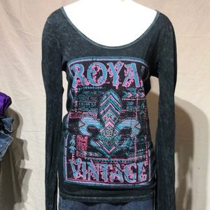 Buckle brand Daytrip Royal vintage long sleeve T-shirt size medium